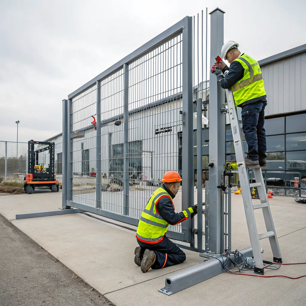 Olymp Industrial Security Gate Installation